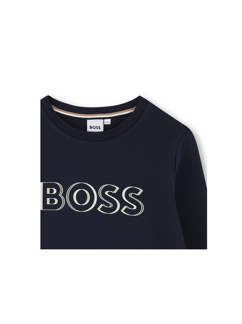 Felpa, bambino, logata. BOSS | J52022849