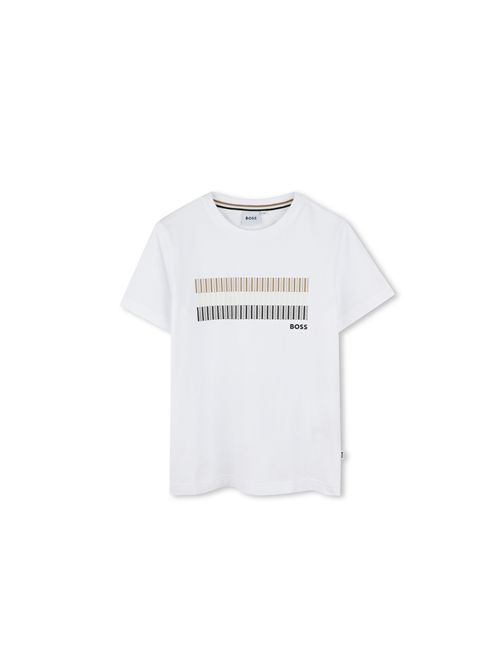 T-shirt, bambino, logata. BOSS | J5203510P