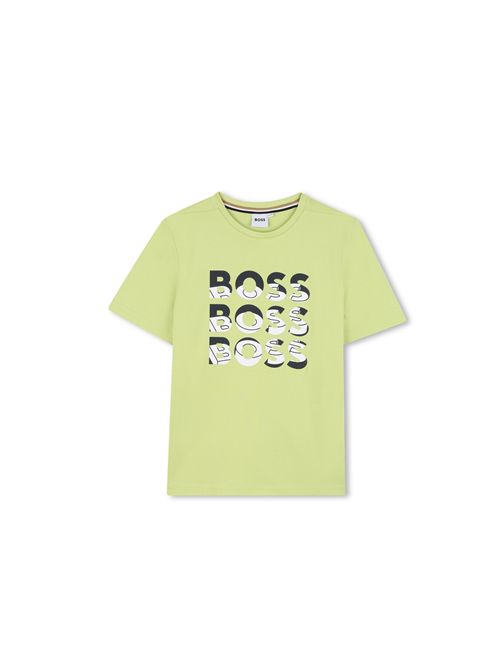 T-shirt, bambino, logata. BOSS | J52038607