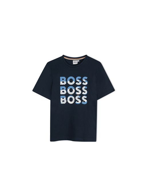 T-shirt, bambino, logata. BOSS | J52038849