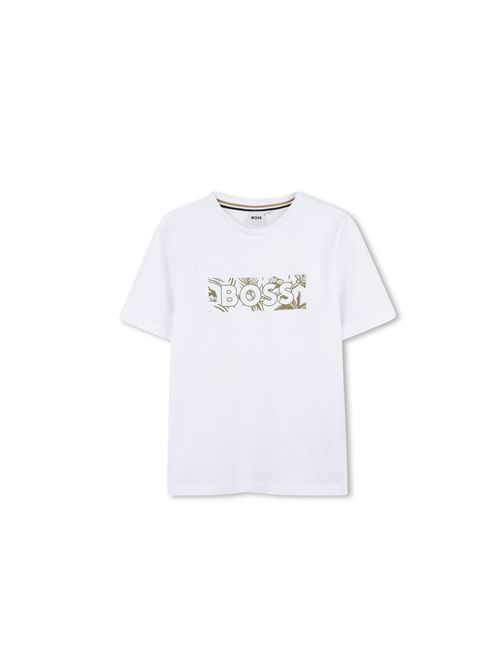 T-shirt, bambino, logata. BOSS | J5204310P