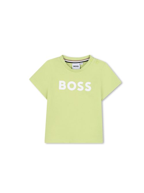 T-shirt, bambino, logata. BOSS | J52105607