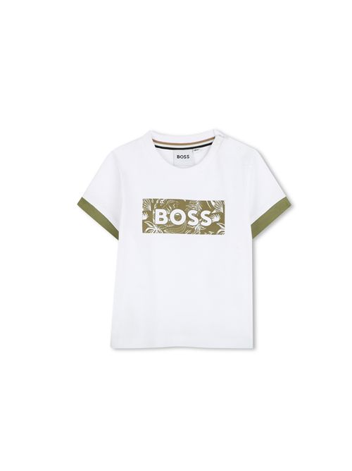 T-shirt, bambino, logata. BOSS | J5210910P