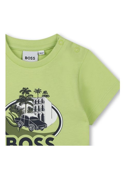 T-shirt, bambino, logata. BOSS | J52110607