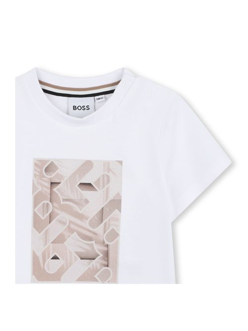 T-shirt, bambino, logata. BOSS | J5211410P