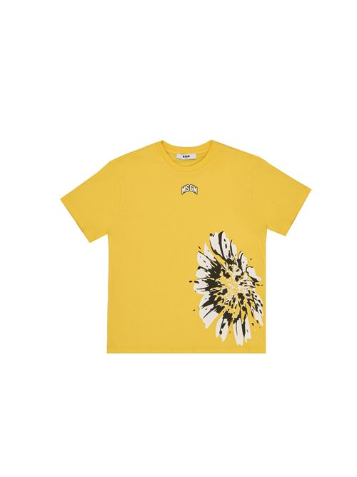 T-shirt, bambina, logata. MSGM | S5MSJGTH120MS009