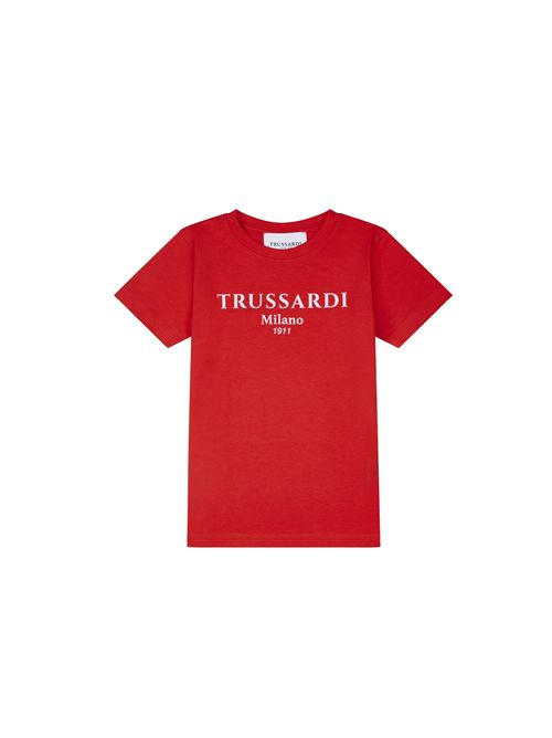 T-shirt, bambino, logata. TRUSSARDI | TBP25003TSREAL