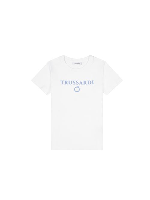 T-shirt, bambino, logata. TRUSSARDI | TBP25030TSWH