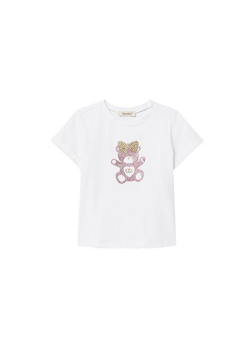 T-shirt, bambina, logata. TWINSET | 251GJ248812280