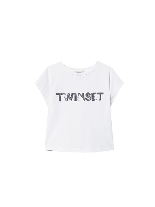 T-shirt, bambina, logata. TWINSET | 251GJ253712280